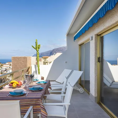 Lujoso Frente Al Mar Con Terrazas, Aire Acondicionado Y Wi-fi En Tenerife - Es-279-8 Apartment